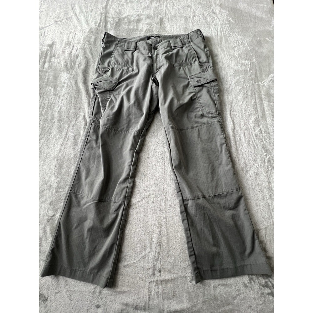 5.11 Tactical Womens Pants Gray Size 16 Cargo Ripstop Utility Hiking